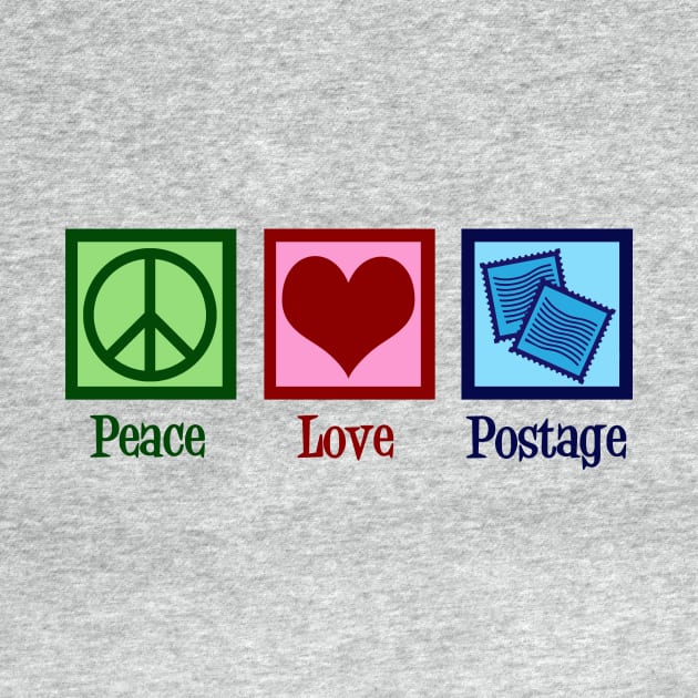 Peace Love Postage Stamps by epiclovedesigns